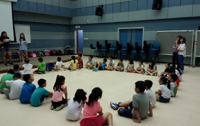 Conduct a day camp activities to primary students